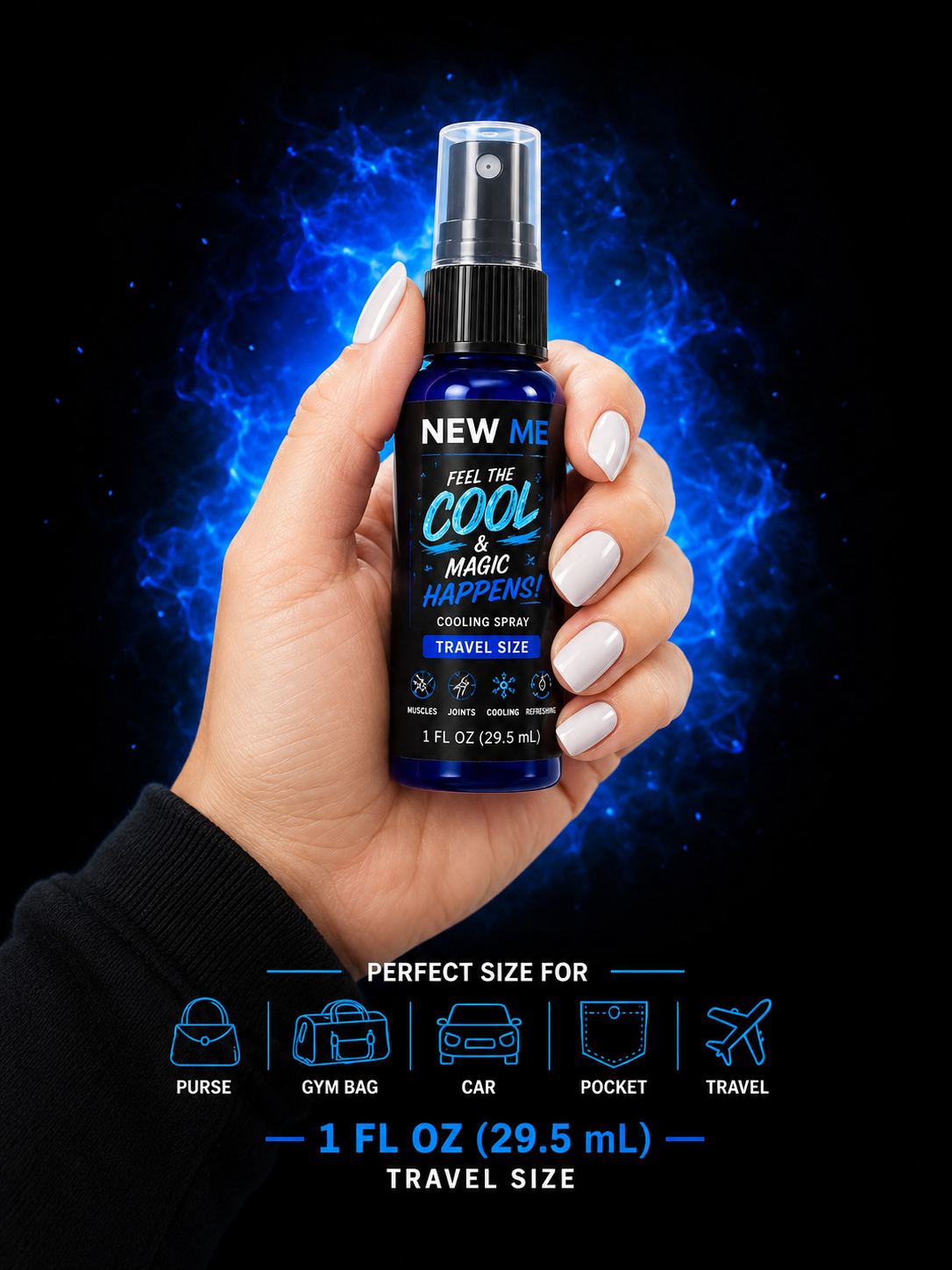 NEW ME™ Cooling Body Spray -1 oz Travel Size